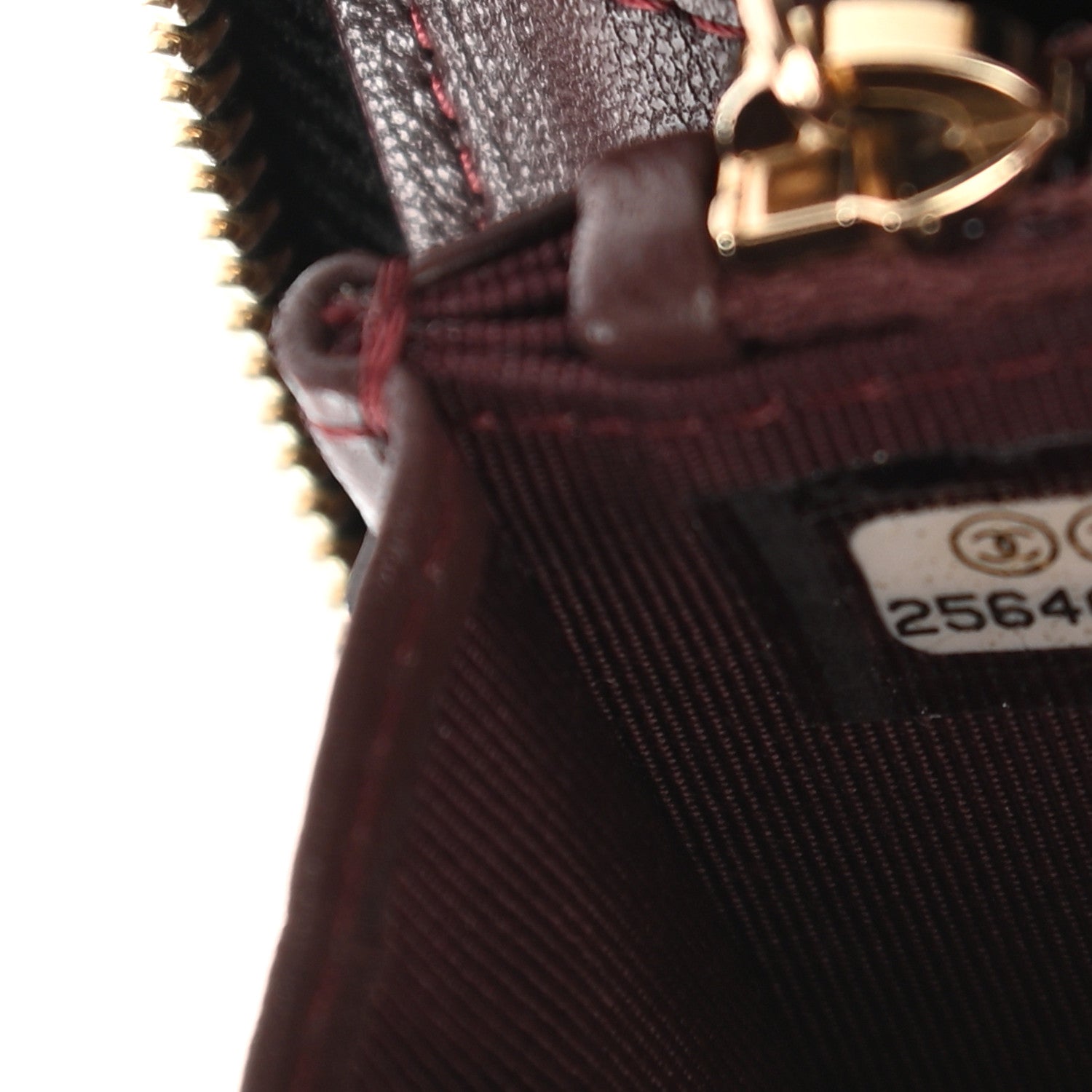 Chanel Lambskin Quilted Small Zip Around Wallet Black 7 of 13