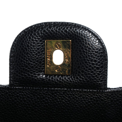 Chanel Caviar Quilted Maxi Double Flap Black 7 of 10