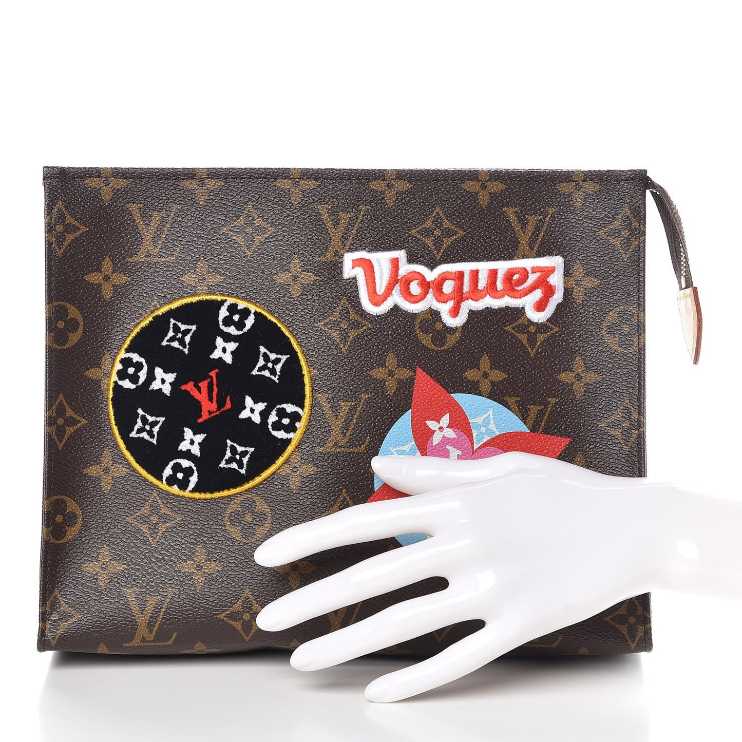 Monogram Travel Stickers Toiletry Pouch 26