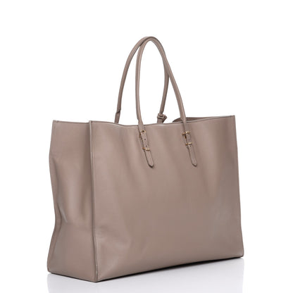 Balenciaga Grained Calfskin Gold Metallic Edge Hardware Papier A4 Tote Beige 3 of 8