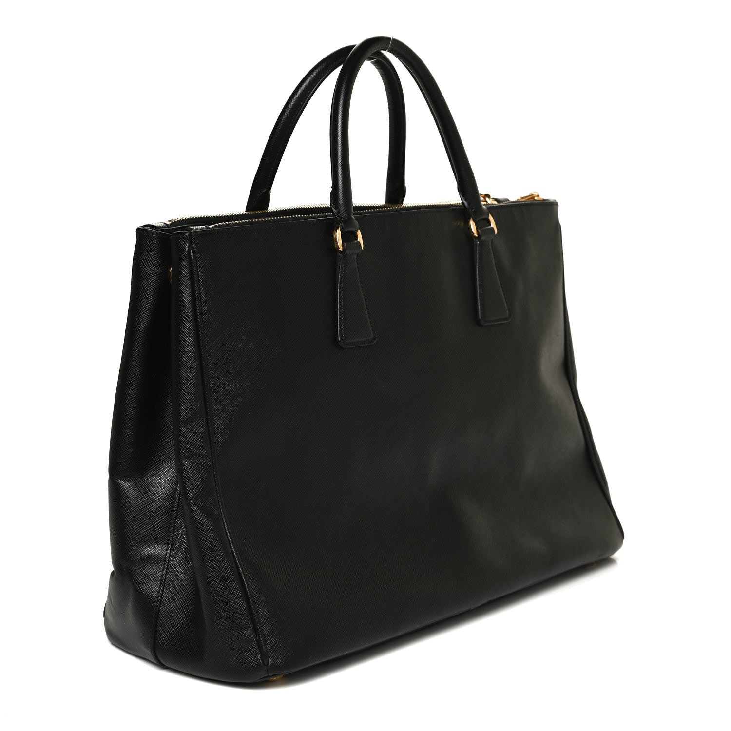 Prada Saffiano Large Galleria Double Zip Tote Black 3 of 11