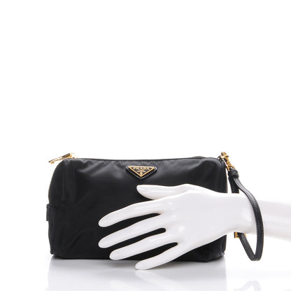Prada Tessuto Nylon Wristlet Nero Black 2 of 8