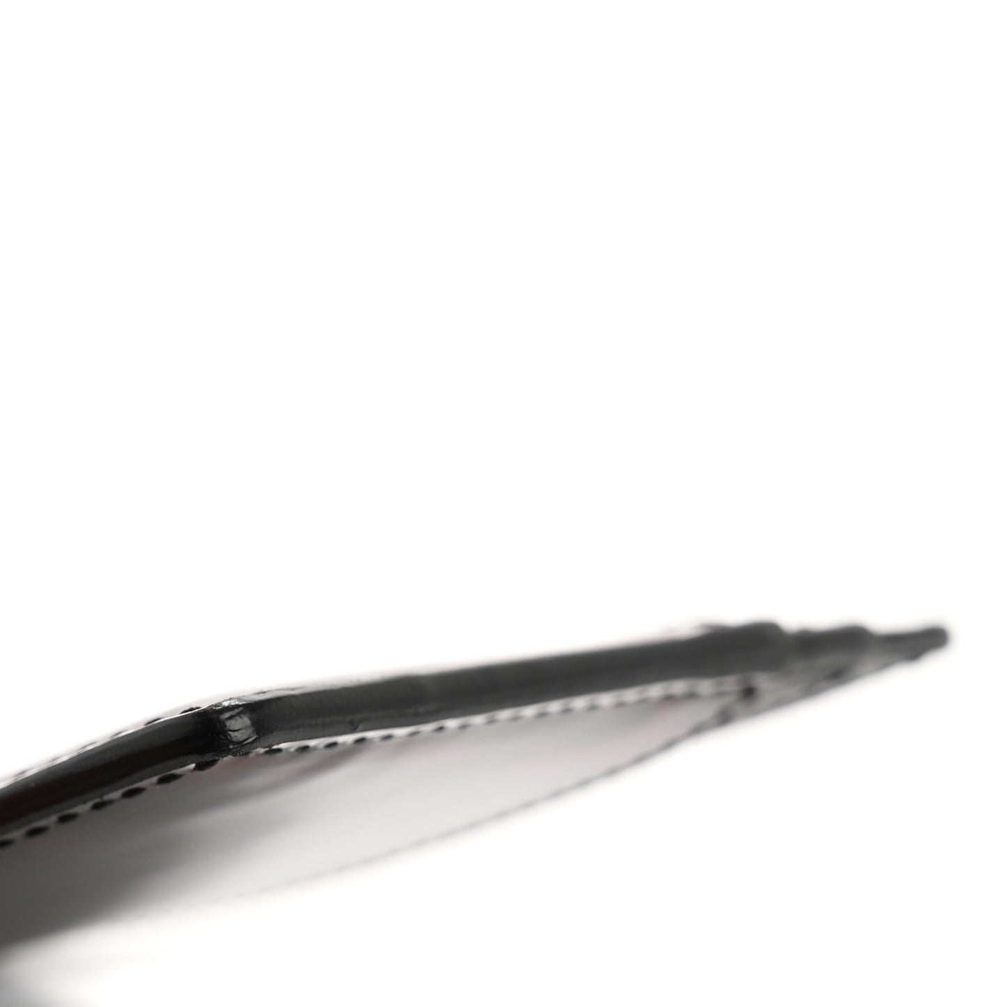 Patent Monogram Credit Card Case Tortoiseshell