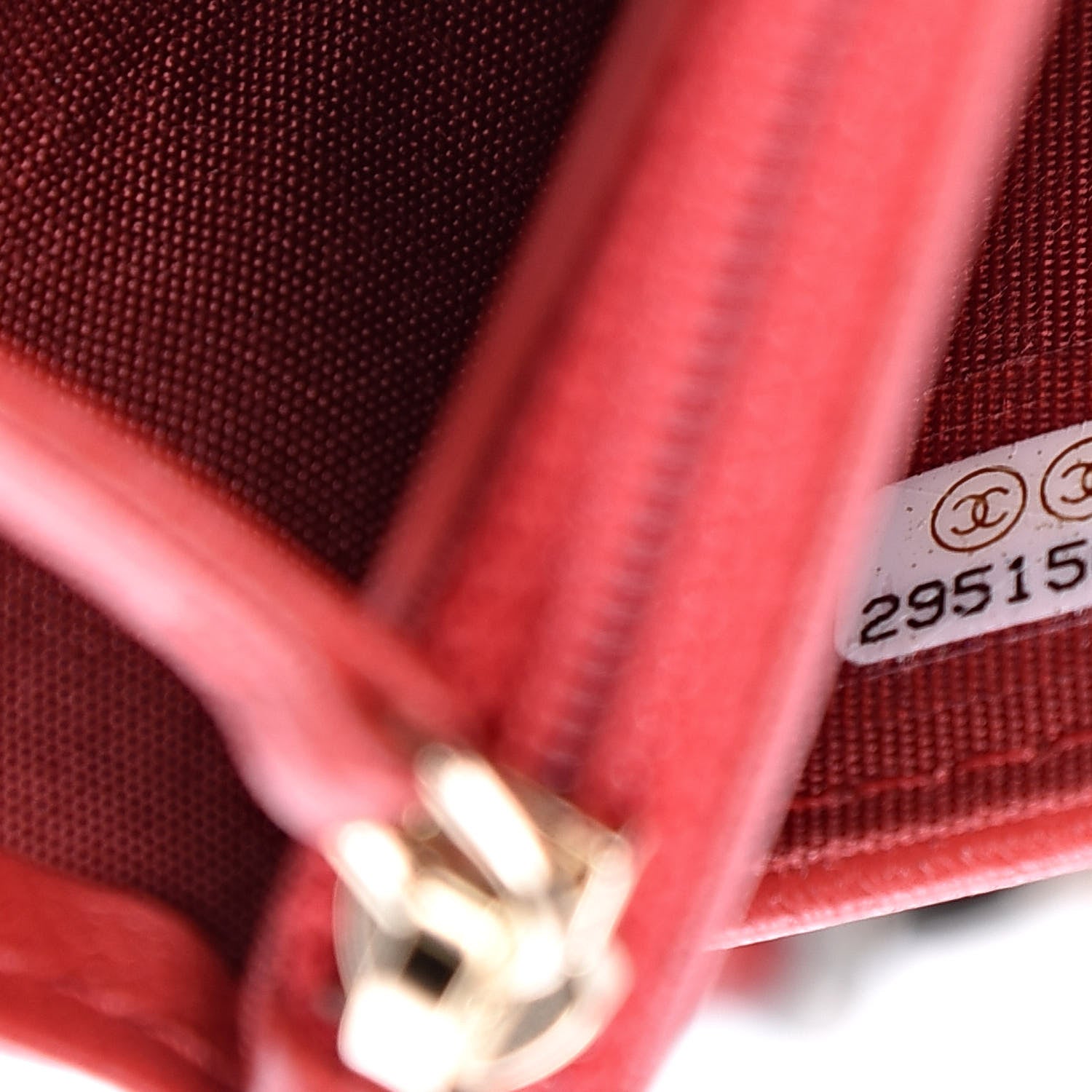 Chanel Goatskin Quilted 19 Wallet On Chain WOC Red 8 of 12