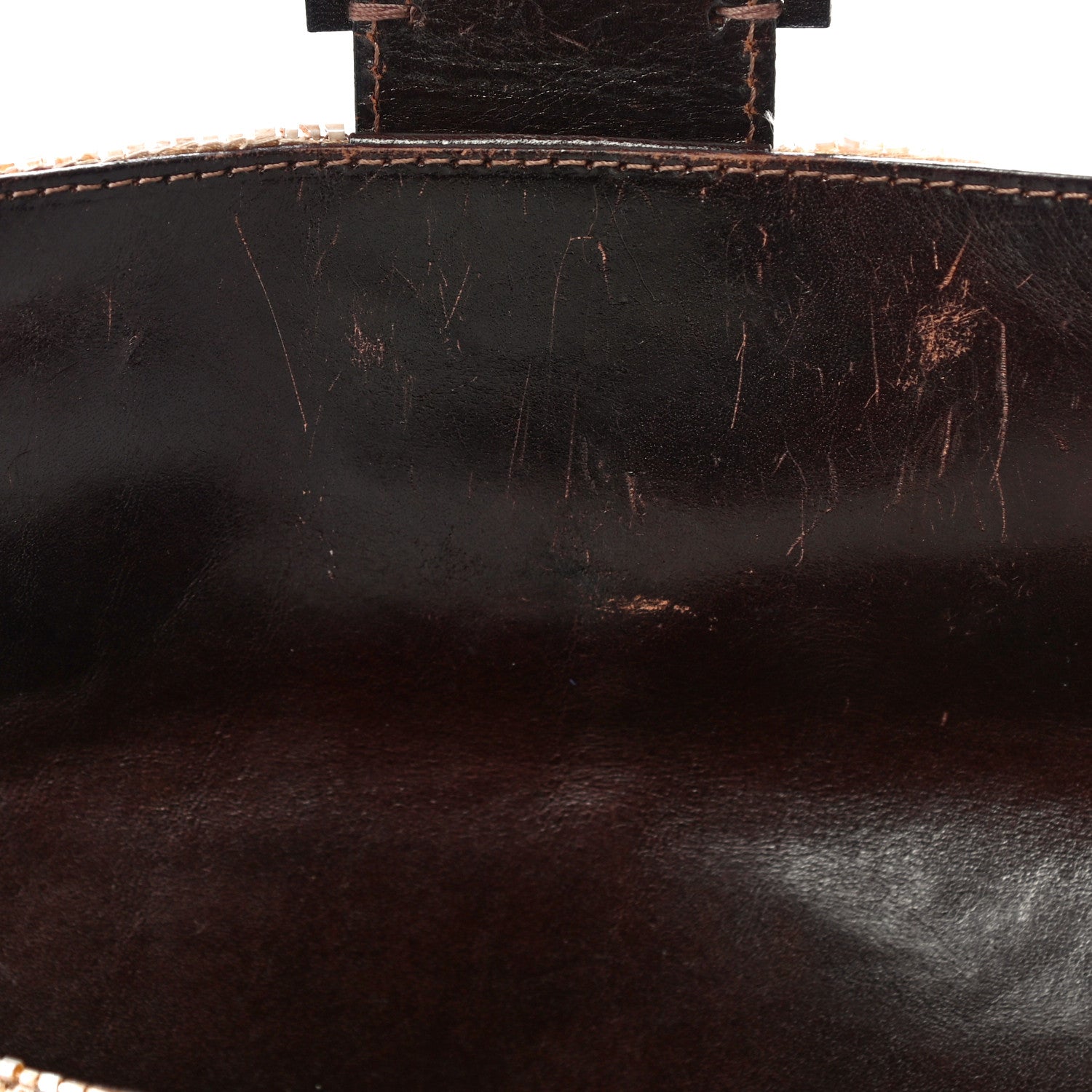 Fendi Beaded Baguette Beige 16 of 17