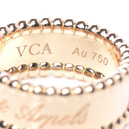 Van Cleef & Arpels 18K Yellow Gold Perlee Signature Ring 47 4.25 4 of 6