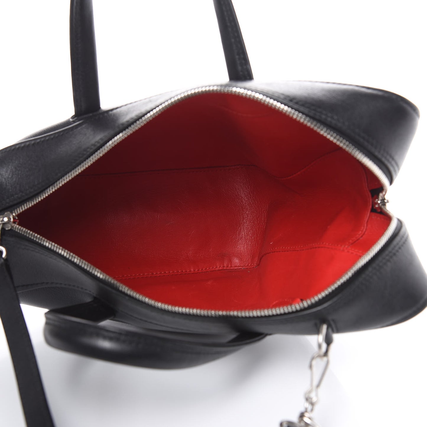 Calfskin S Triangle Duffle Black