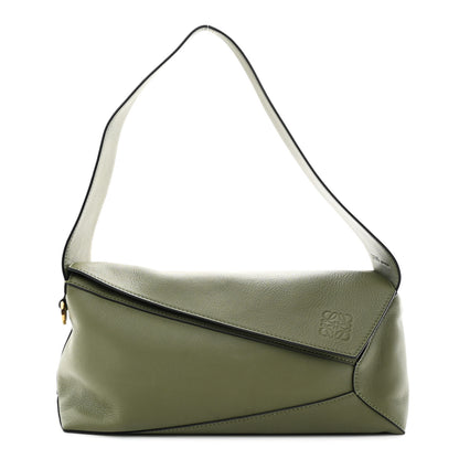 Loewe Calfskin Puzzle Hobo Avocado 1 of 9