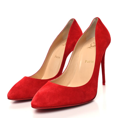 Christian Louboutin Suede So Kate 100 Pumps 39.5 Loubi 3 of 8