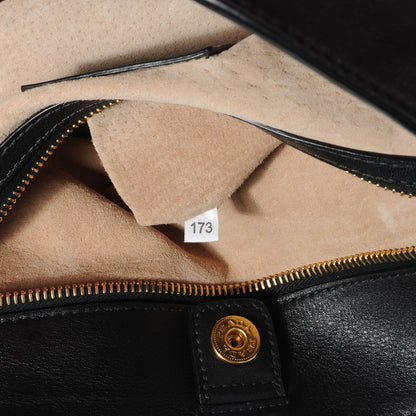 Prada Soft Calf Tote Black 8 of 8