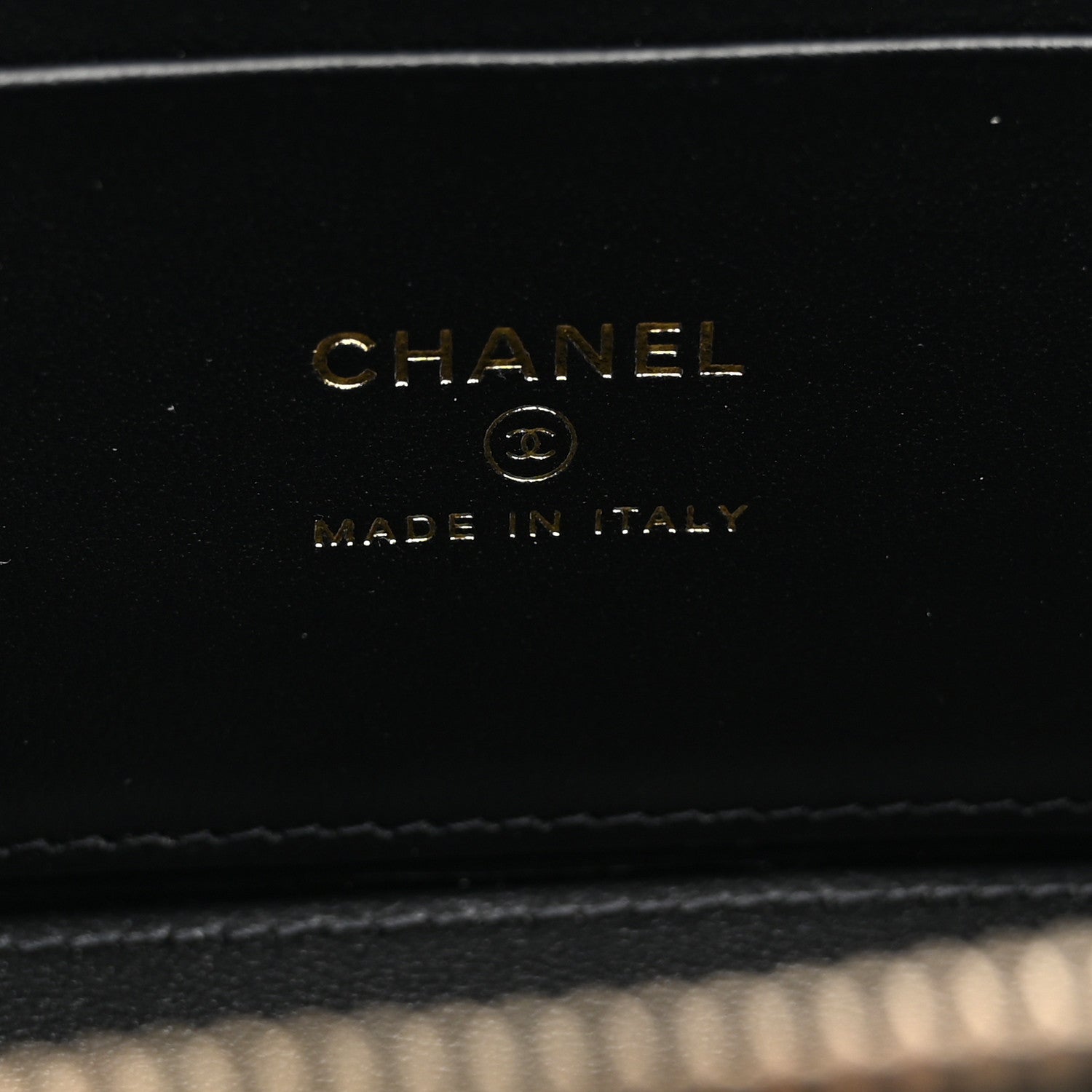 Chanel Lambskin Quilted Trendy Small Top Handle Vanity Case With Chain Black 5 of 10