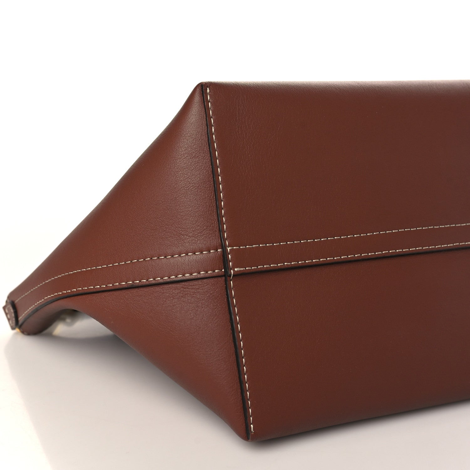 Burberry Soft Calfskin Mini Pocket Cabas Tote Tan 6 of 7