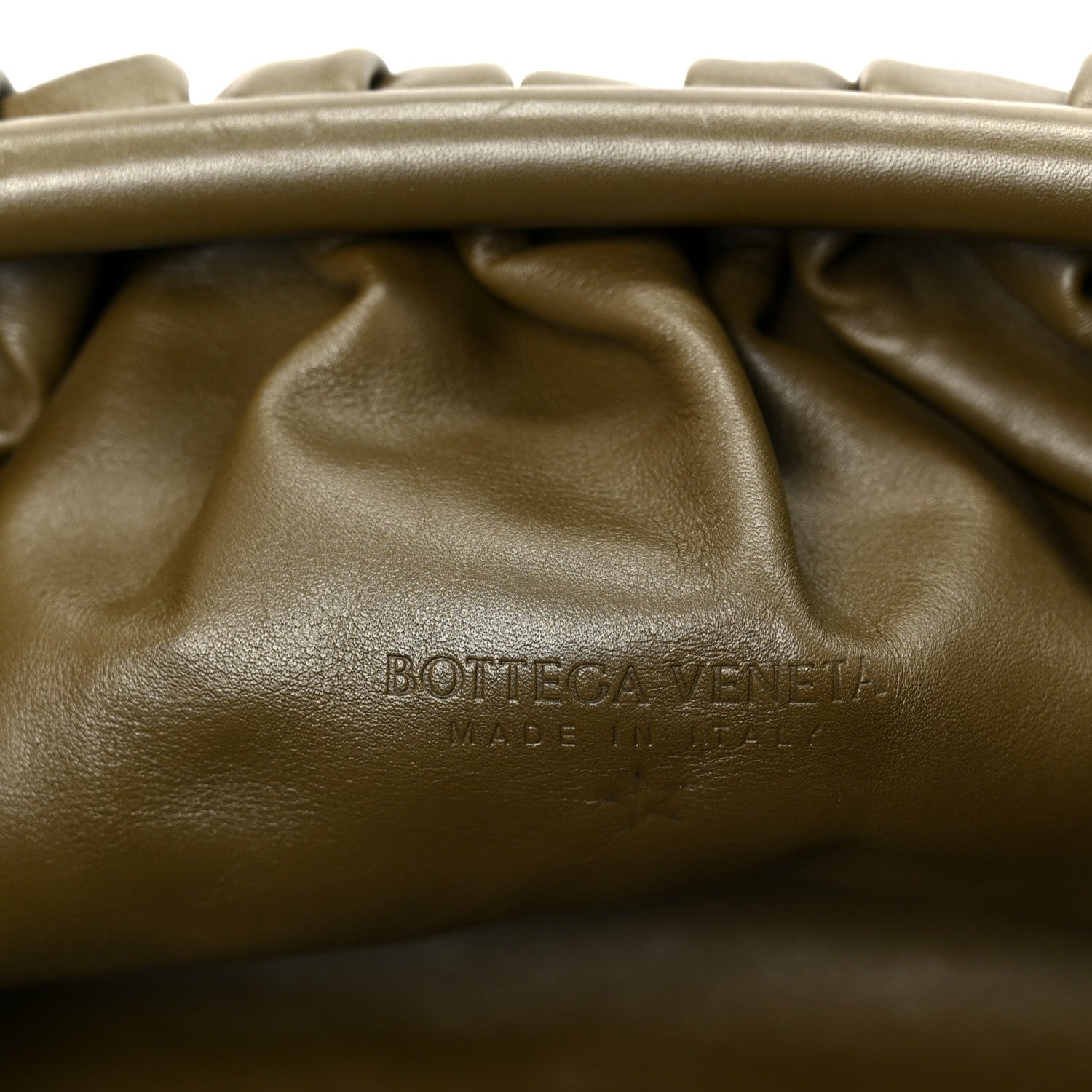 Bottega Veneta Smooth Butter Calf The Pouch Oversized Clutch Mustard 6 of 11