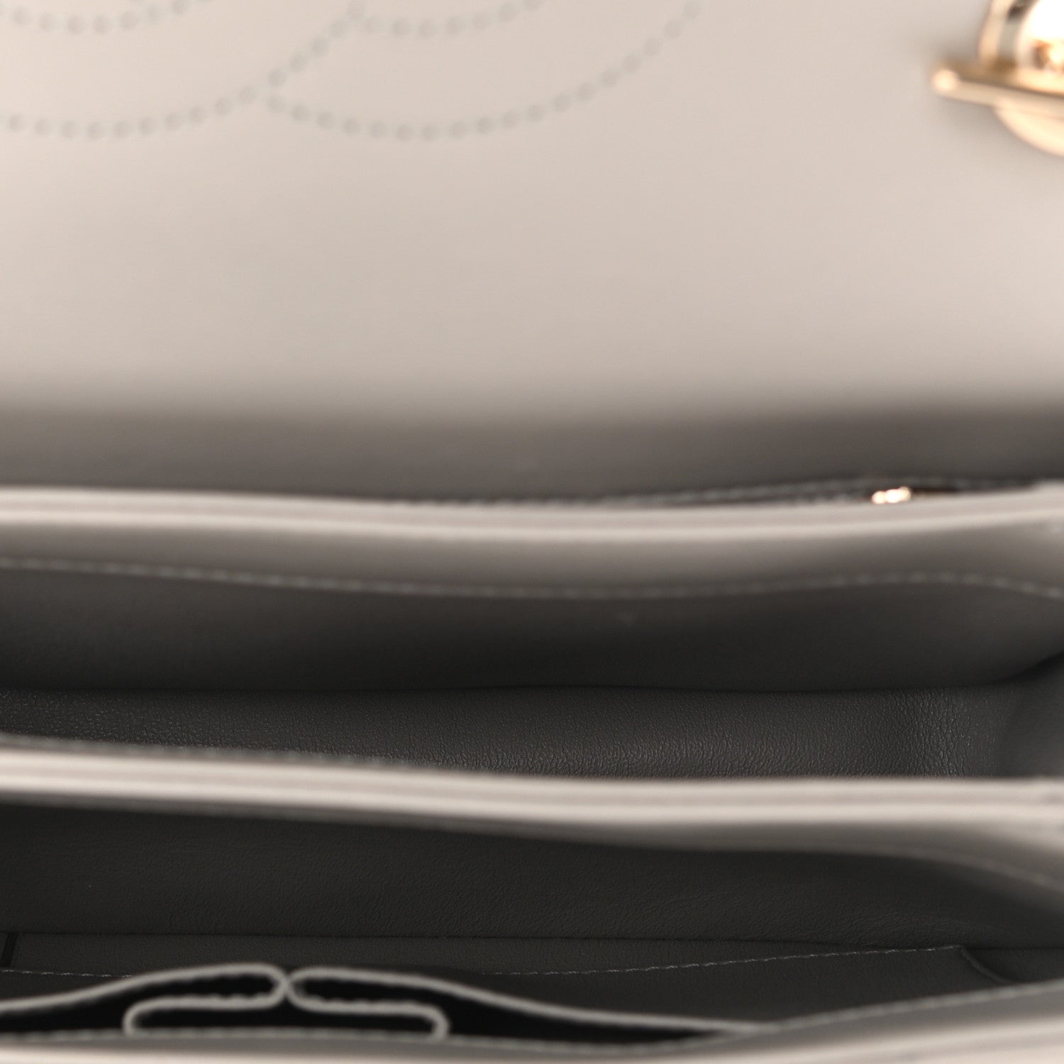 Chanel Lambskin Quilted Small Trendy CC Top Handle Flap Grey 7 of 11