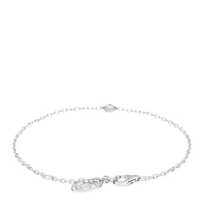 Cartier 18K White Gold Diamond SM D'Amour Bracelet 2 of 3