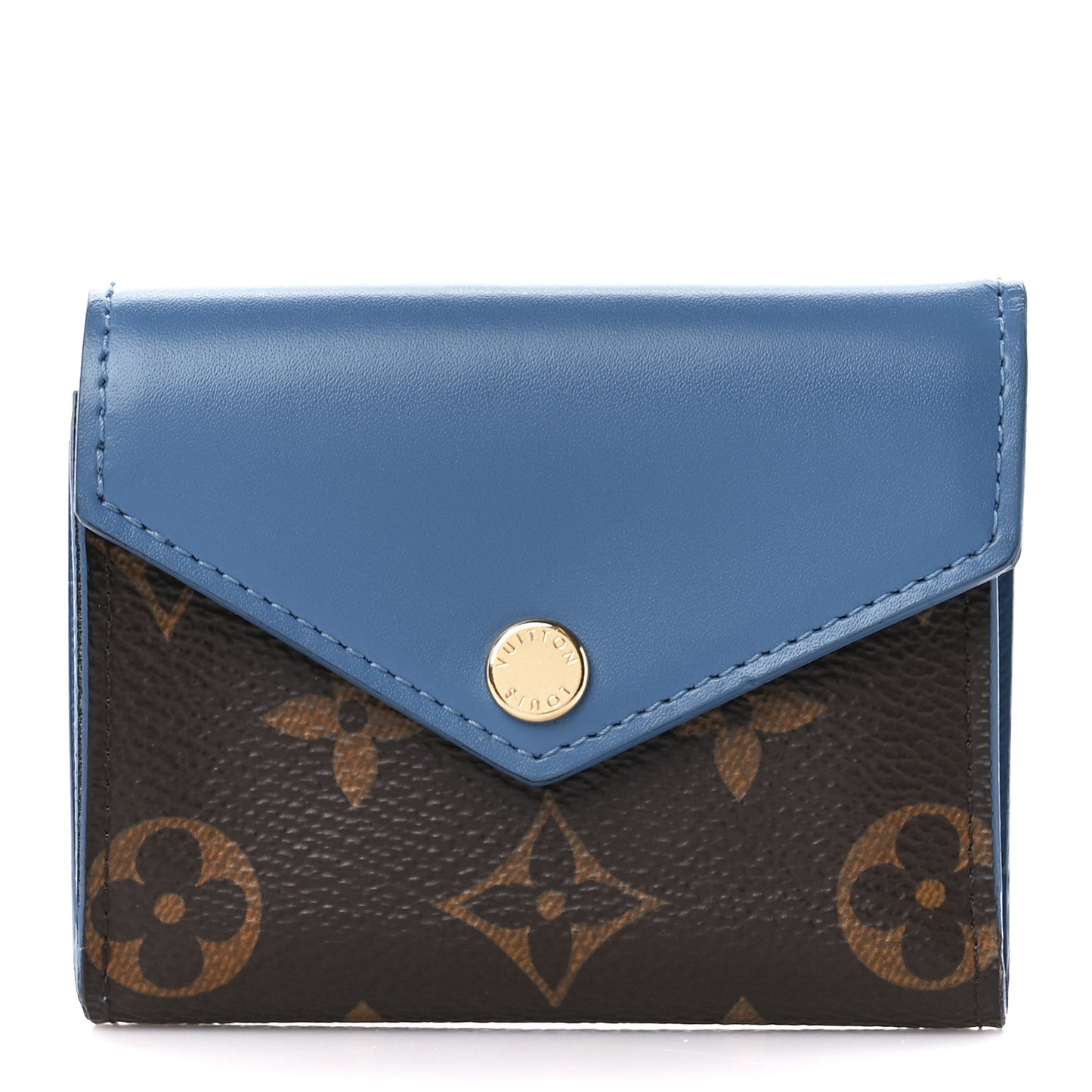 Monogram Zoe Wallet Blue Jean