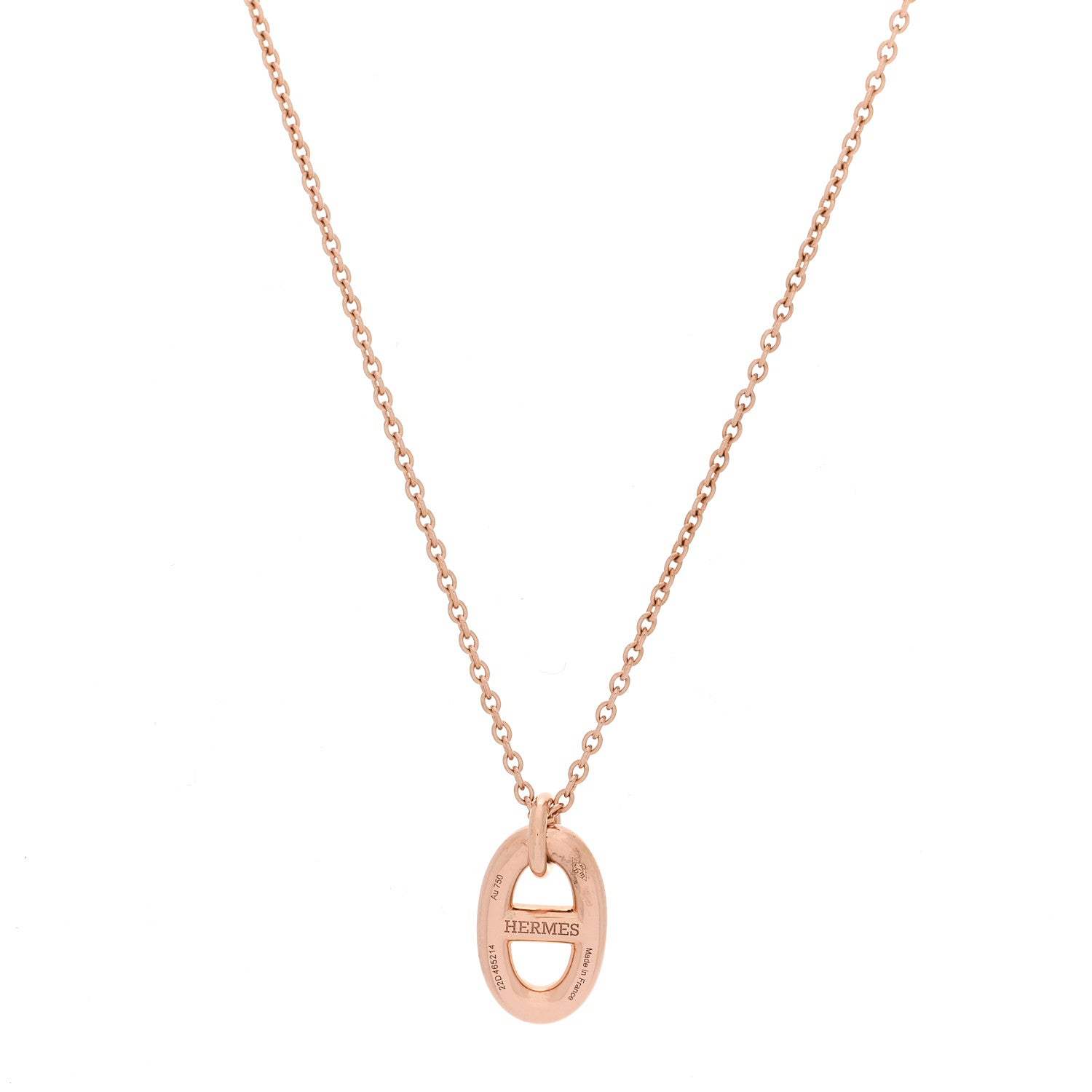 Hermes 18K Rose Gold PM Farandole Pendant Necklace 5 of 6