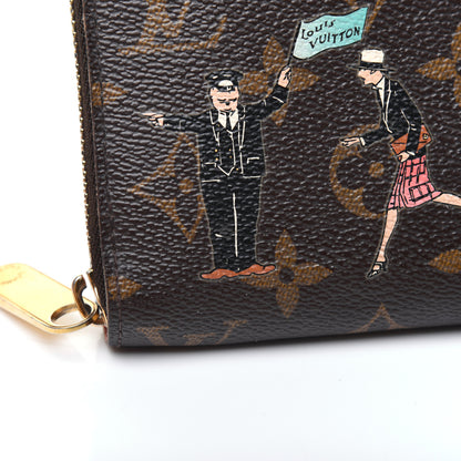 Louis Vuitton Monogram Illustre Zippy Wallet Rose 23 of 24