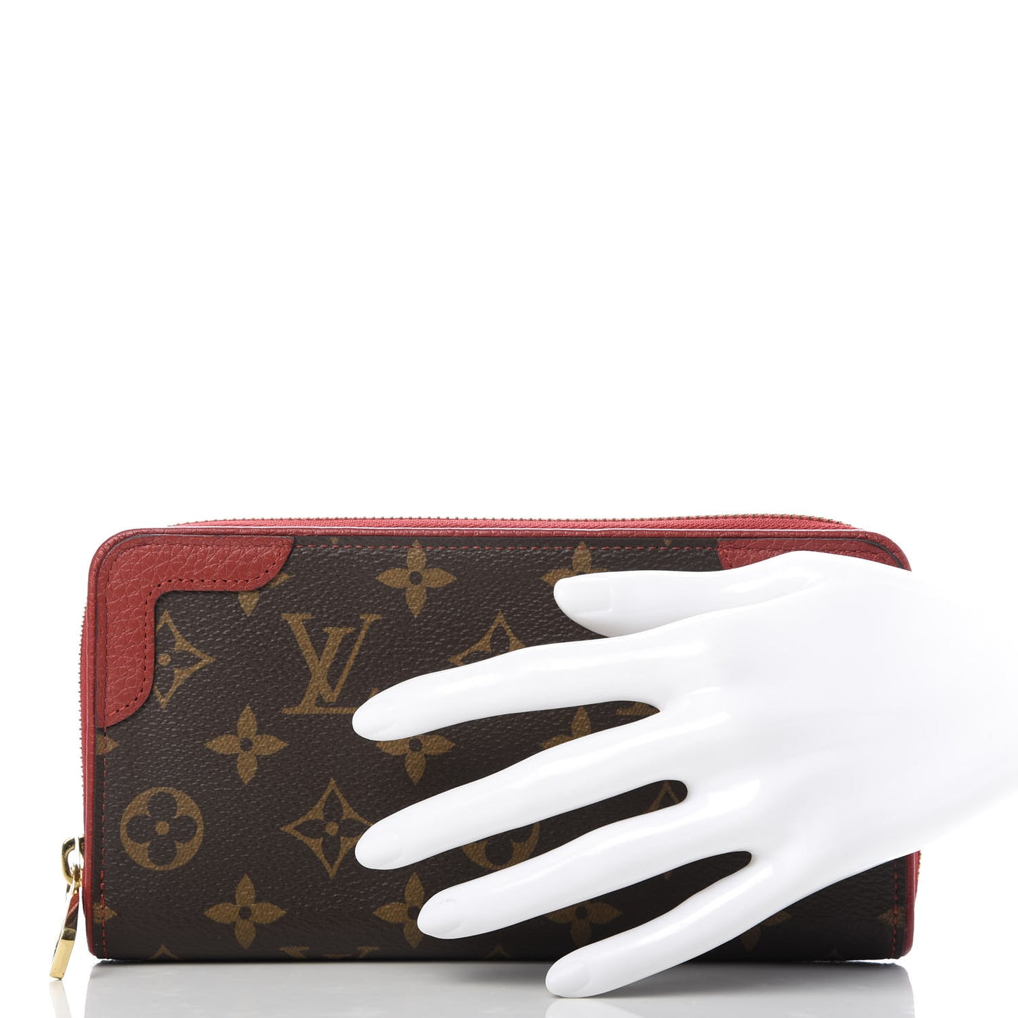 Monogram Retiro Zippy Wallet Cherry