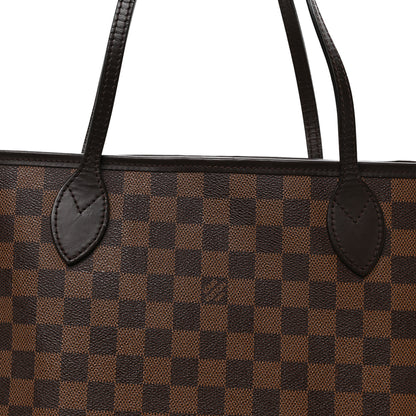 Louis Vuitton Damier Ebene Neo Neverfull MM Rose Ballerine 8 of 10