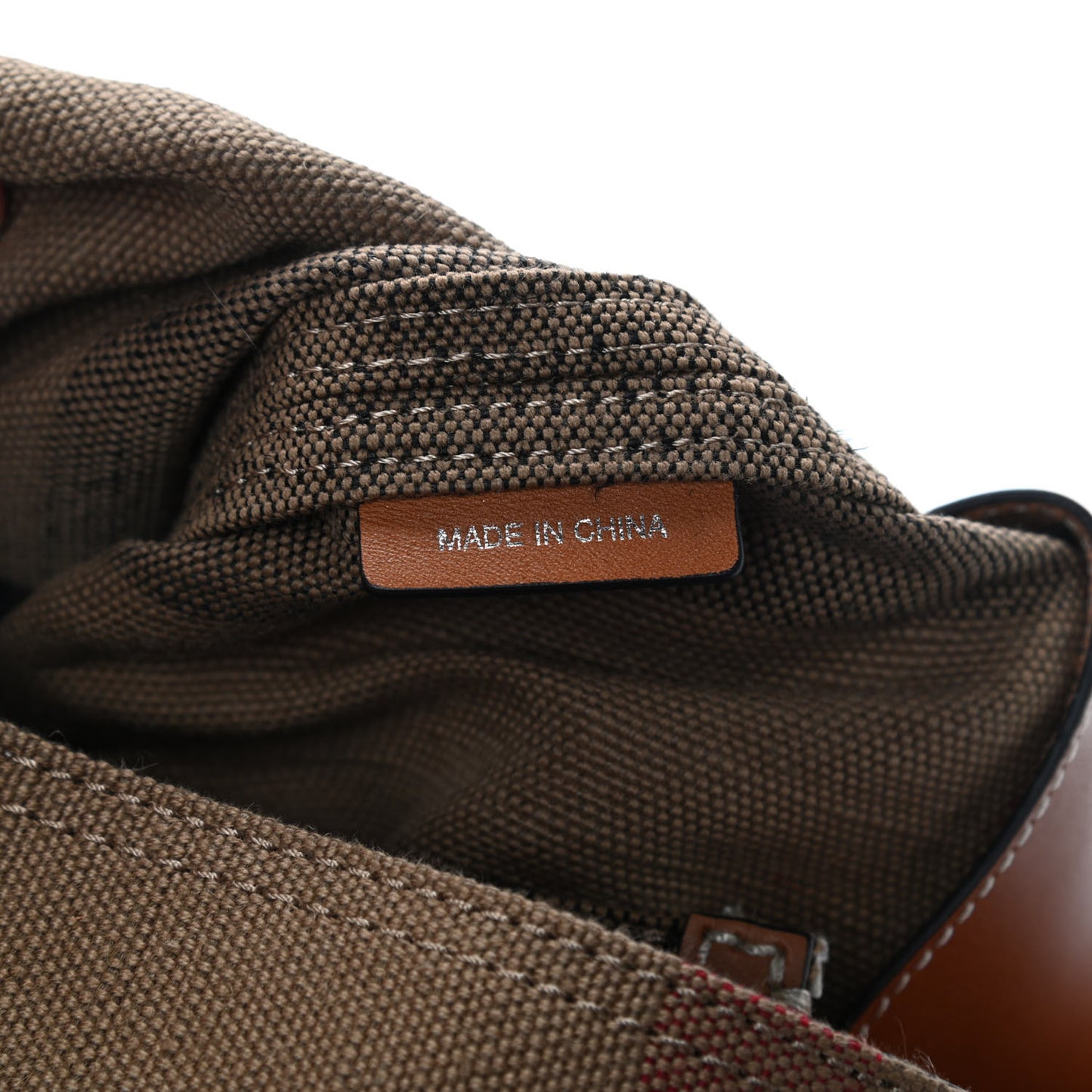 Canvas Mega Check Medium Ashby Hobo Saddle Brown