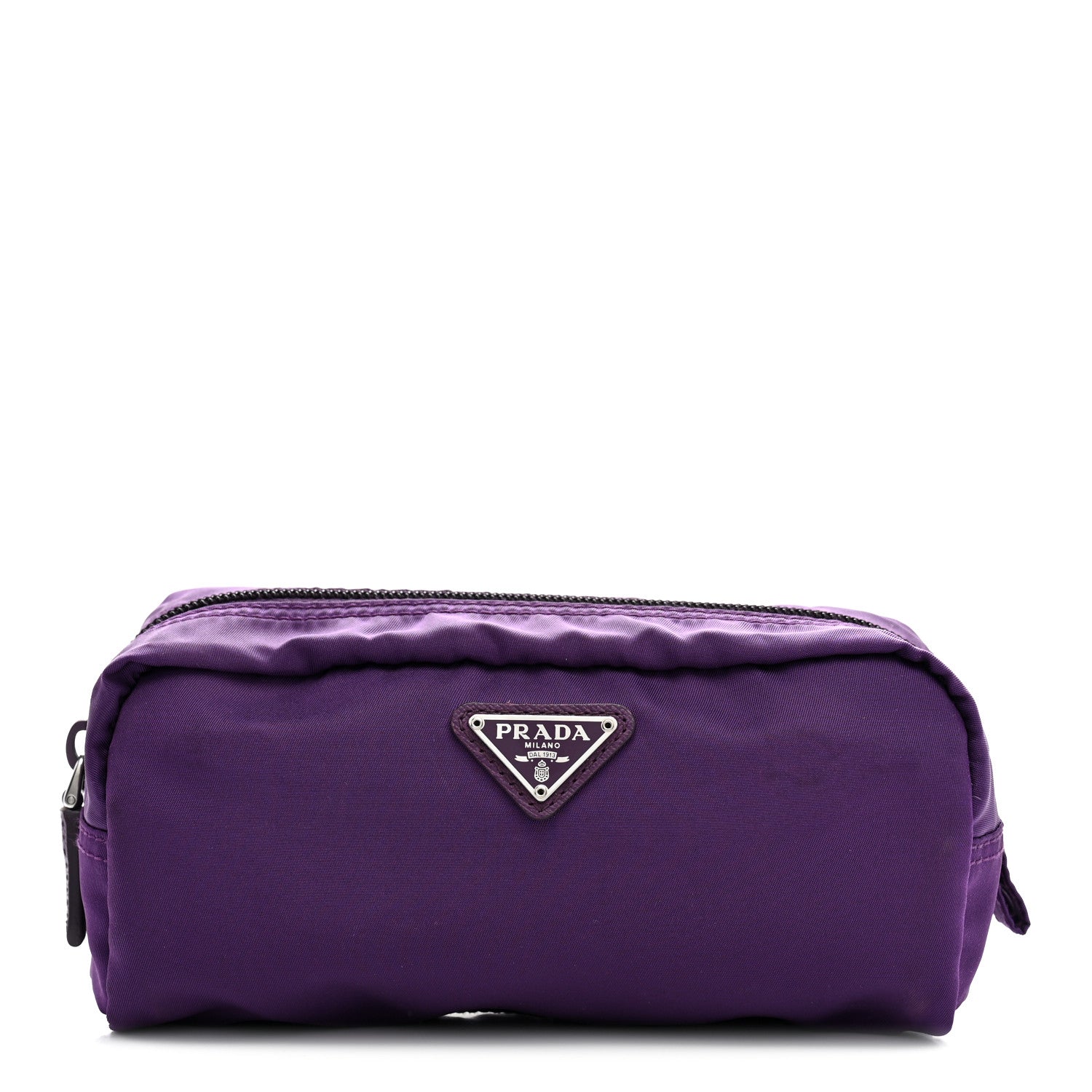 Prada Tessuto Nylon Vela Cosmetic Pouch Viola 1 of 7