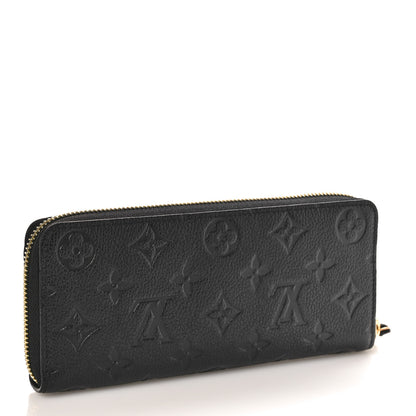 Louis Vuitton Empreinte Clemence Wallet Black 3 of 7