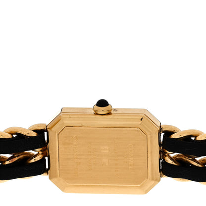 Chanel Stainless Steel Lambskin 20mm Chain Premiere Quartz Watch Gold XL 4 of 4