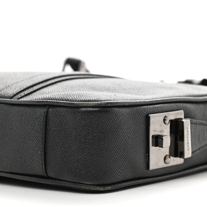 Burberry Textured Calfskin Briefcase Black 10 of 11