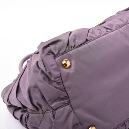 Prada Tessuto Nylon Origami Pleated Tote 7 of 11