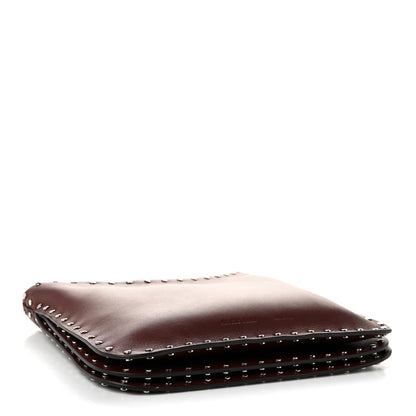 Phoebe Philo Soft Calfskin Studded Small Gig Bag Chestnut 4 of 9
