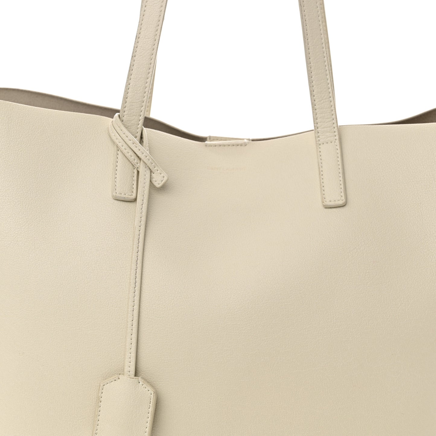 Calfskin Large Shopping Tote Porcellana