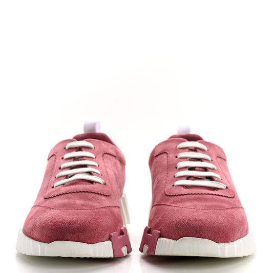 Suede Goatskin Bouncing Sneakers 38 Rose Aphrodite