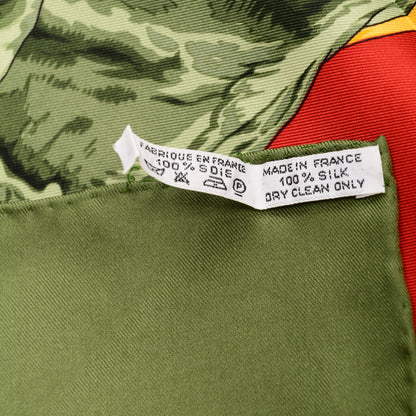 Hermes Silk La Fontaine De Bartholdi Scarf 90 6 of 7