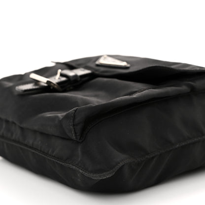 Prada Tessuto Nylon Messenger Bag Black 9 of 9