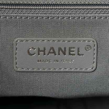 Chanel Metallic Crumpled Calfskin Chain 20s Signe Tote Silver 6 of 10