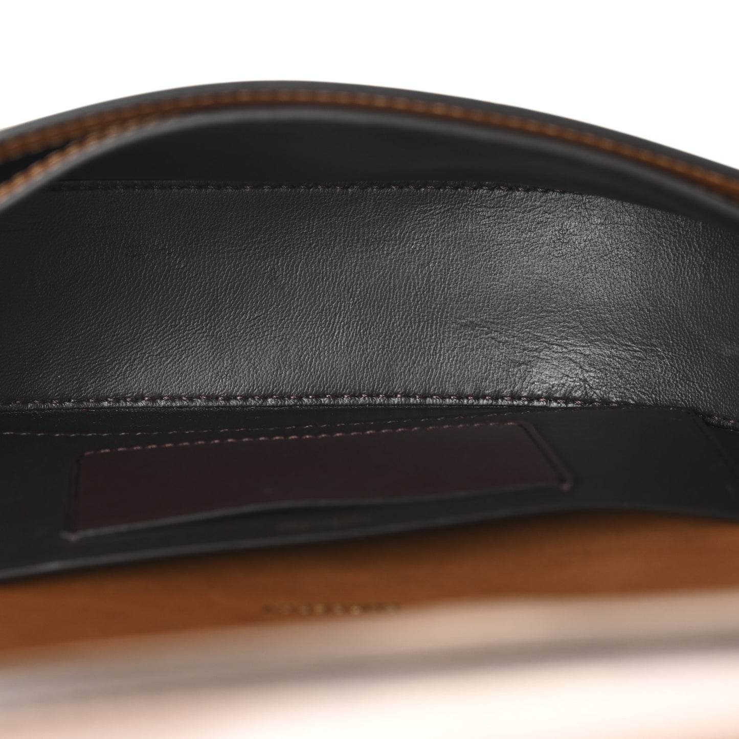 Calfskin Small Two-Tone Olympia Shoulder Bag Warm Tan