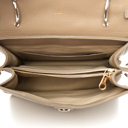 Chloe Shiny Grained Calfskin Medium Aby Day Shoulder Bag Motty Grey 4 of 13
