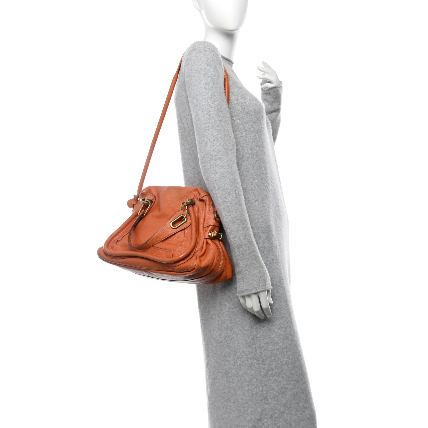 Chloe Calfskin Medium Paraty Suntan 2 of 21