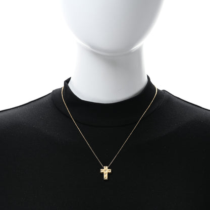 Roberto Coin 18K Yellow Gold Pois Mois Cross Pendant Necklace 3 of 4
