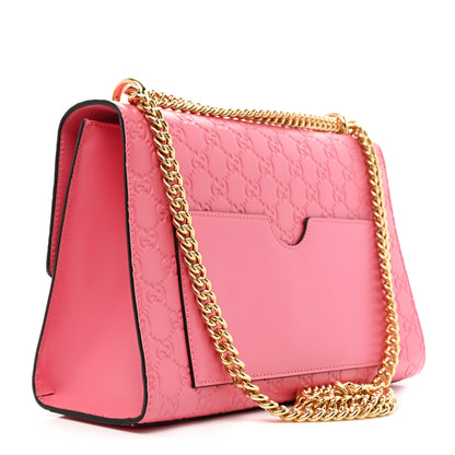 Gucci Guccissima Signature Medium Padlock Shoulder Bag Flush 3 of 12