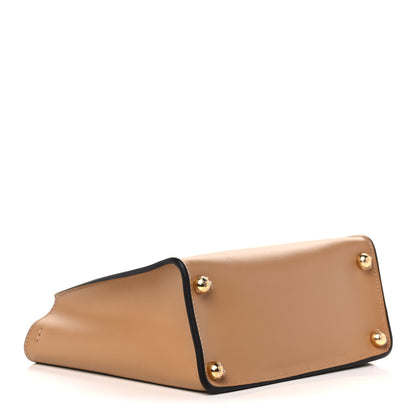 Fendi Vitello King Small Fendi Way Tote Miele Scuro 4 of 12