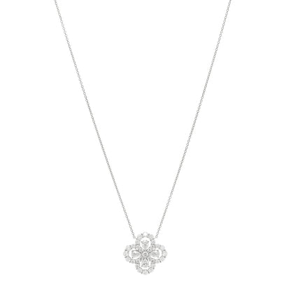 Harry Winston Platinum Diamond Full Loop Pendant Necklace 1 of 7