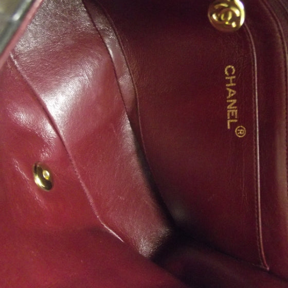 Lambskin Quilted Flap Black GHW
