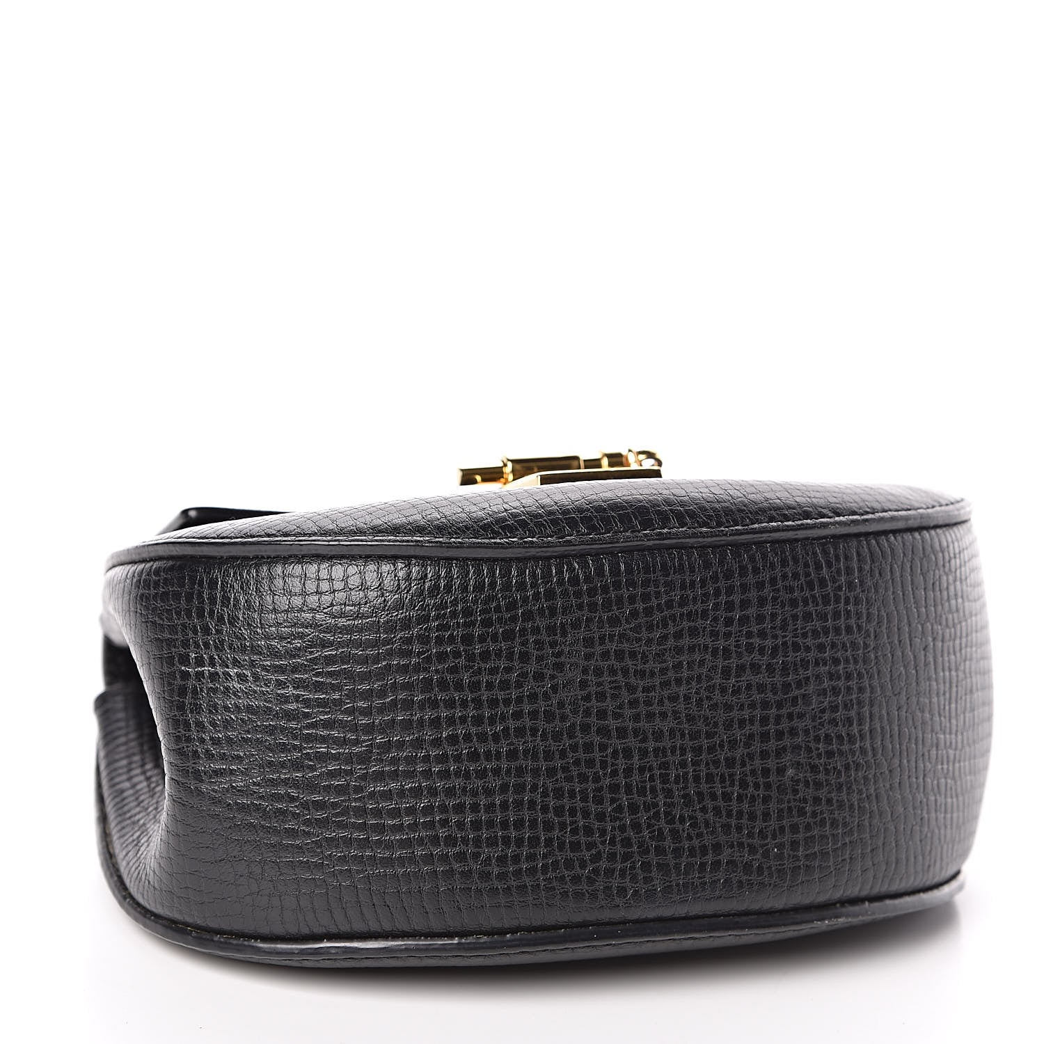 Chloe Textured Calfskin Lambskin Nano Drew Shoulder Bag Black 4 of 10