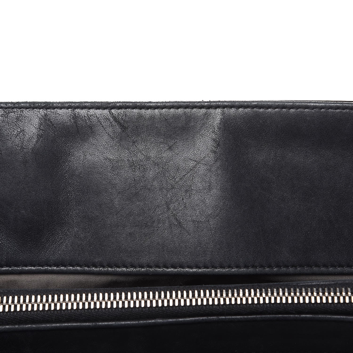 Chanel Vinyl Lipstick Ligne Tote Black 14 of 17