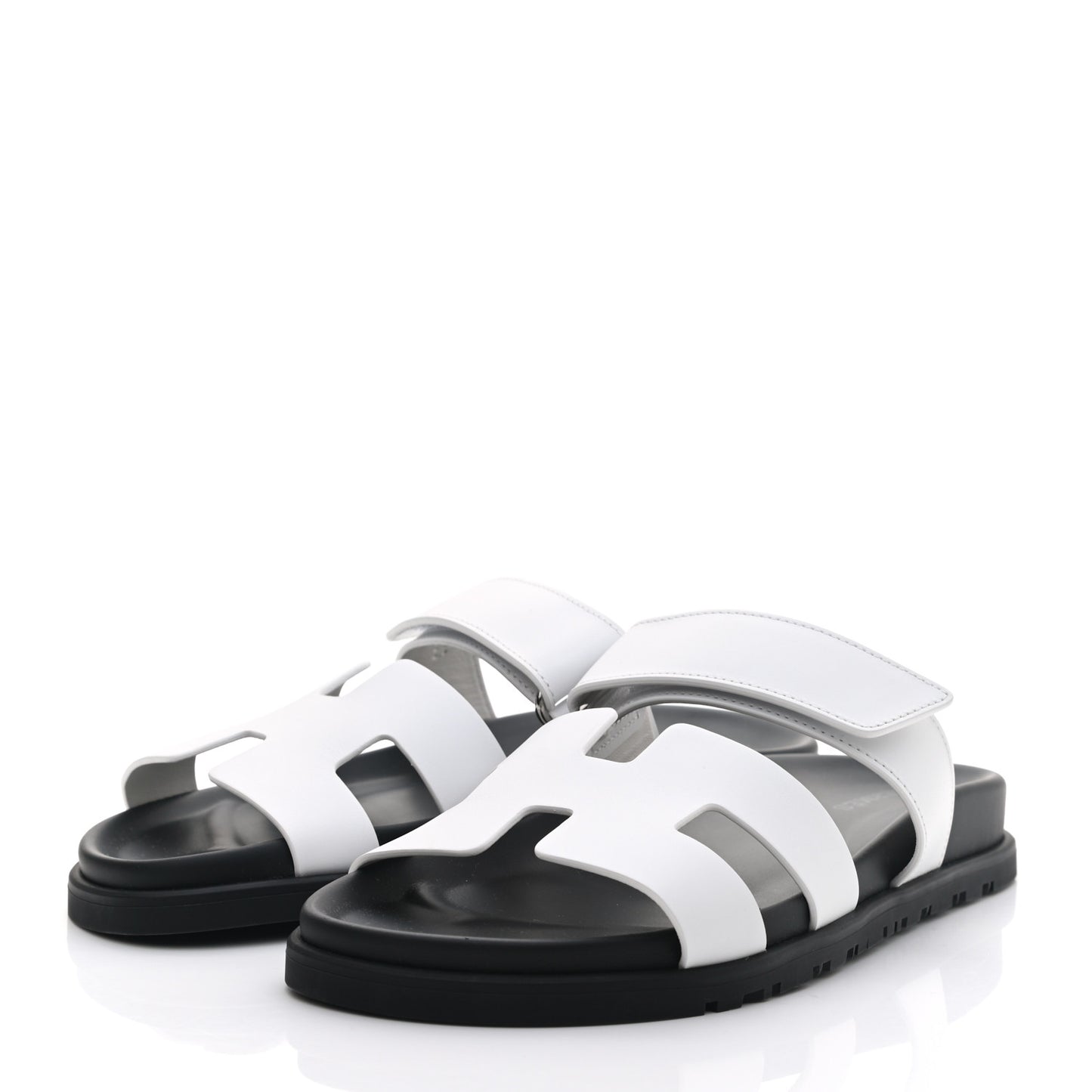 Calfskin Womens Chypre Sandals 37 White
