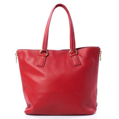 Prada Vitello Daino Tote Fuoco 4 of 12