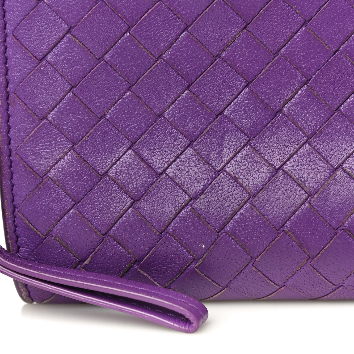 Bottega Veneta Nappa Intrecciato Wristlet Zip Wallet Byzantine 16 of 21