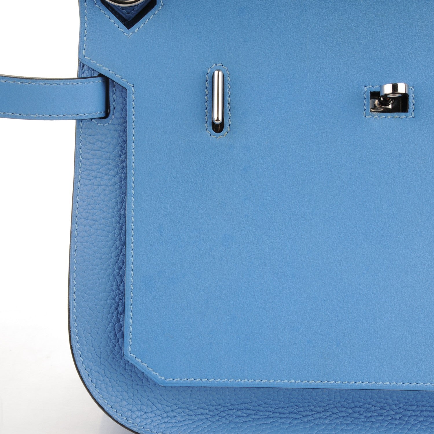 Hermes Taurillon Clemence Swift Jypsiere 28 Bleu Paradis 8 of 11